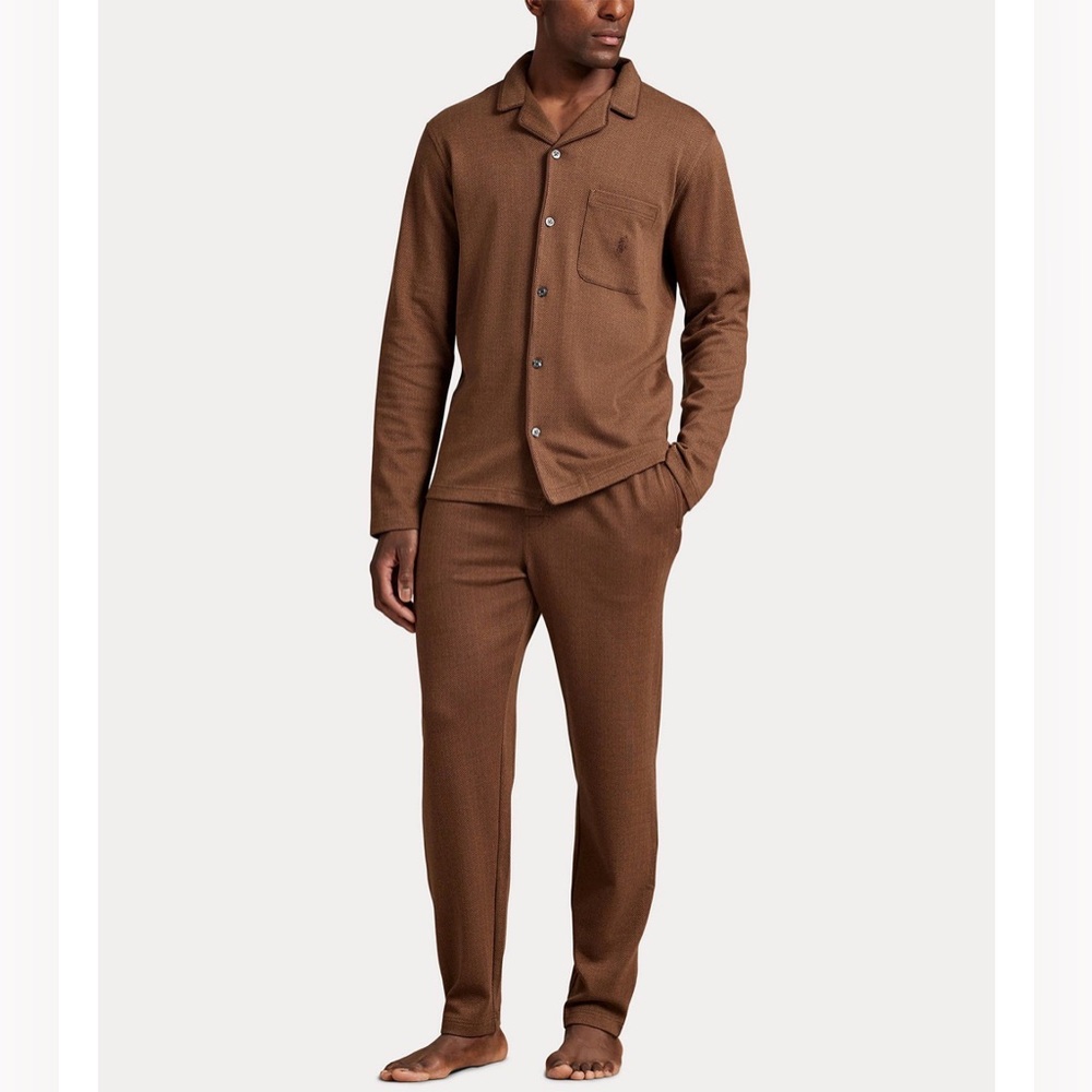 Polo, Ralph Lauren Men's Herringbone Drawstring Pajama Pants size M